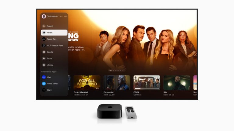 Apple tvOS 17.2 propose une expérience TV repensée et aucune application iTunes Films ou Séries TV