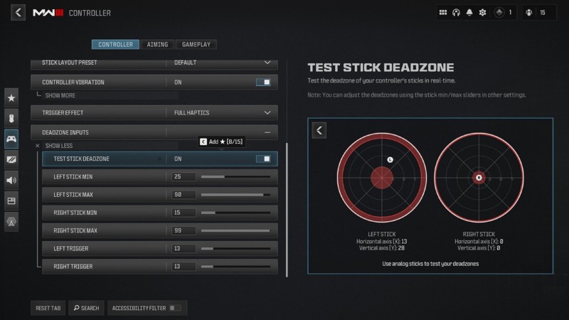 Fonctionnalités des paramètres d’accessibilité de Call of Duty Modern Warfare III 