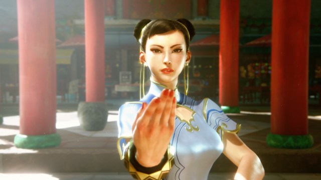 Chun Li telle qu'elle apparaît, se préparant au combat, dans Street Fighter VI (6) 