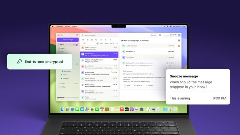 Le service de messagerie cryptée Proton Mail obtient sa propre application de bureau