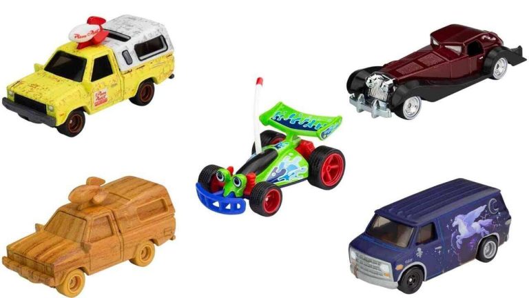 Ce coffret cadeau Hot Wheels à prix réduit comprend des voitures des films Pixar et Disney
