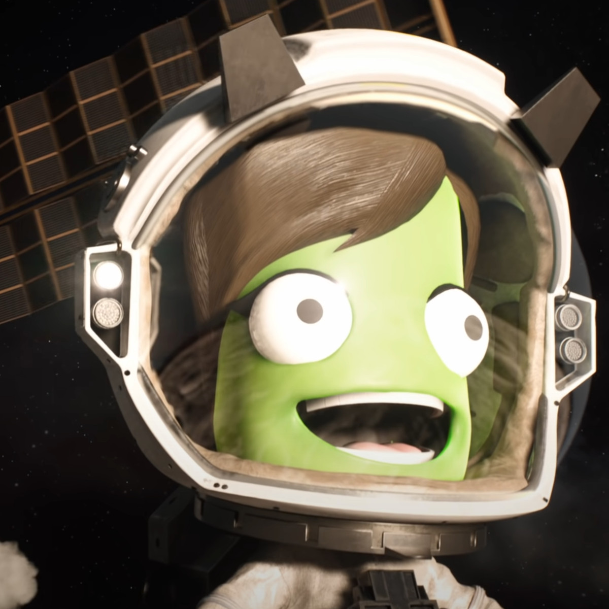 Un Kerbal de la bande-annonce de Kerbal Space Program 2