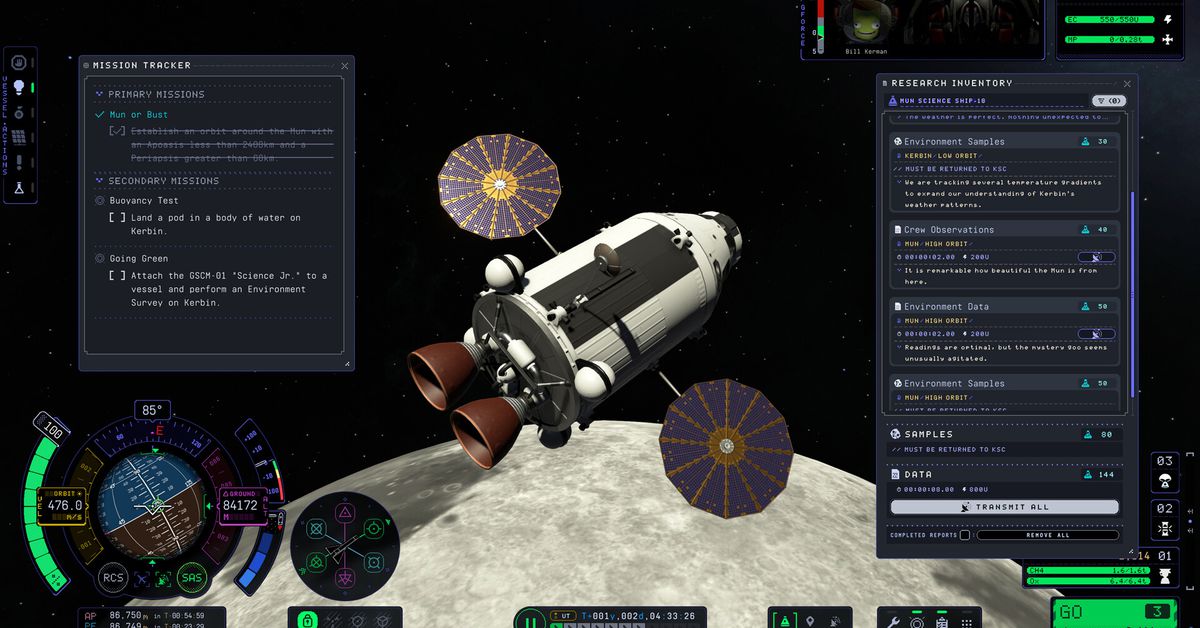 La dernière mise à jour de Kerbal Space Program 2 lance le décompte des joueurs en orbite
