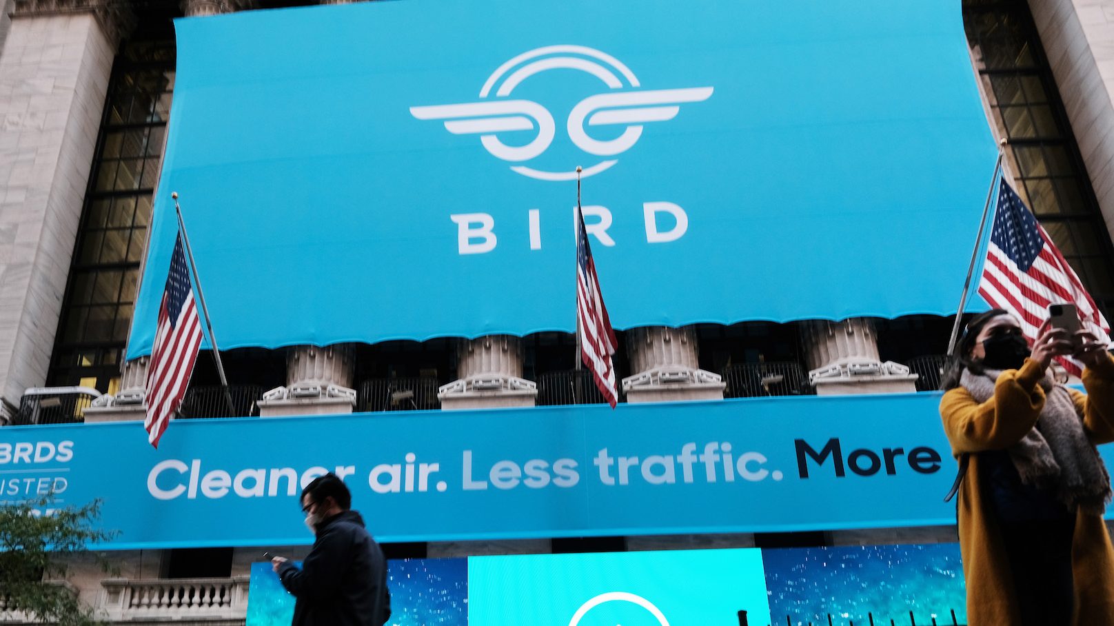 Bird atterrit sur le NYSE