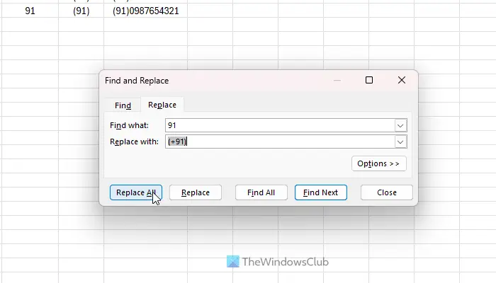 Comment ajouter des parenthèses dans Excel