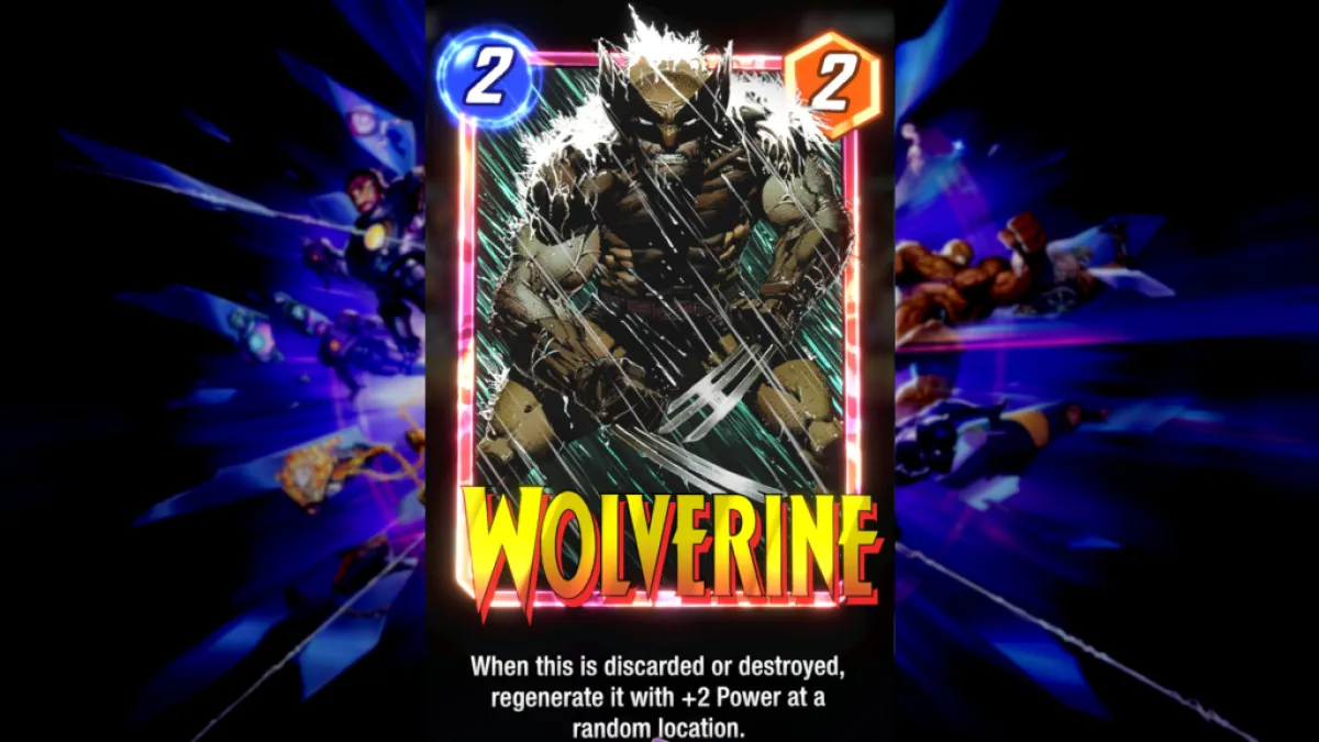 Carte Destroy de Wolverine dans Marvel Snap.