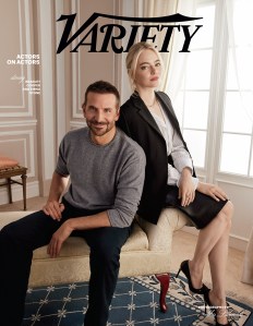 Bradley Cooper Emma Stone Acteurs de variétés sur la couverture des acteurs