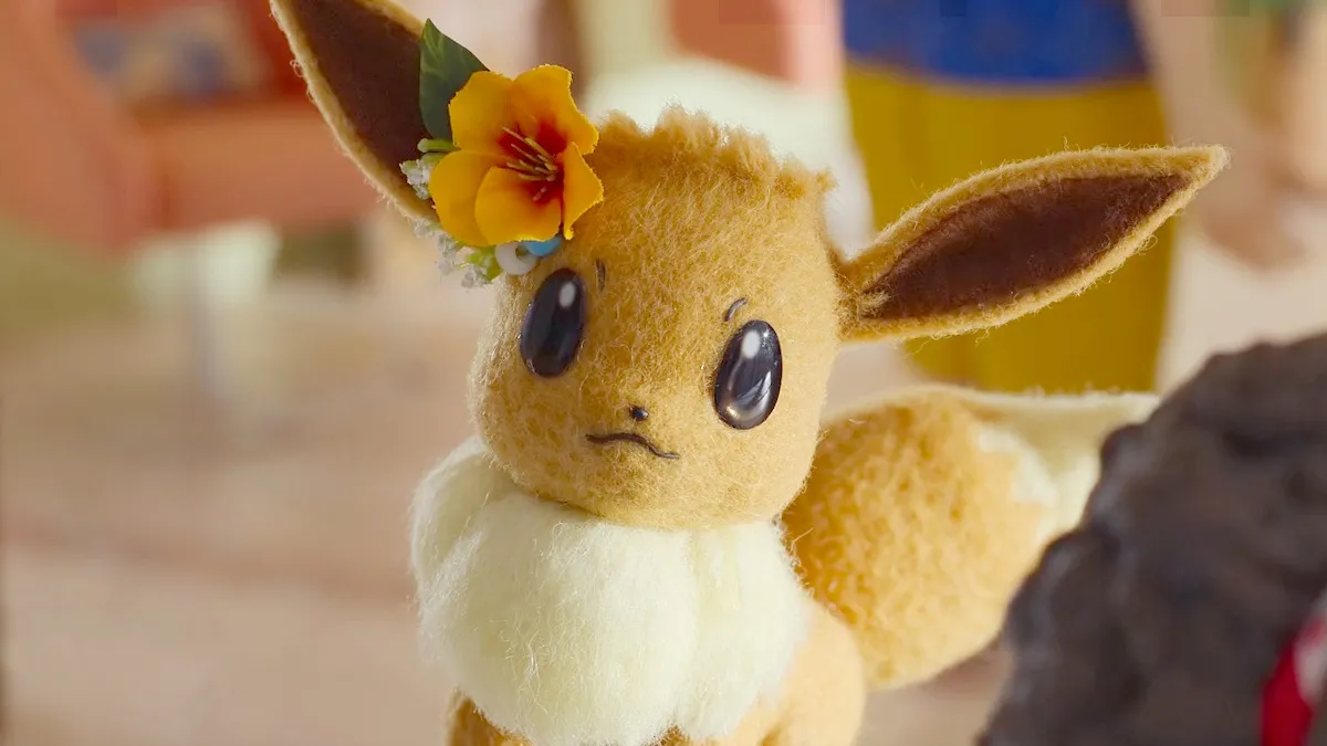 Eevee in Pokemon Concierge.