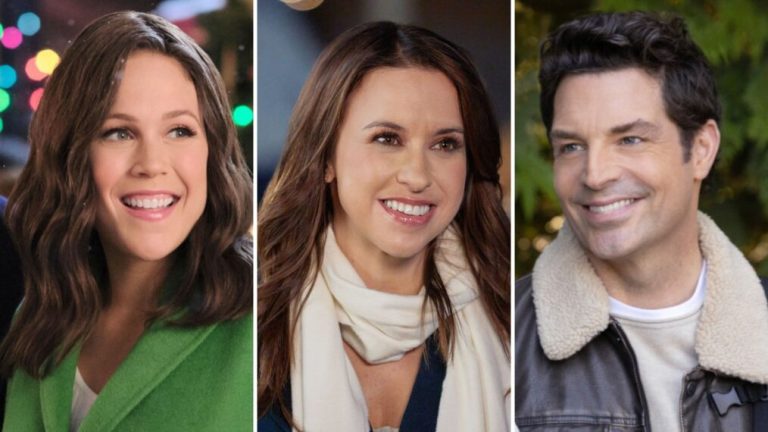 Erin Krakow, Lacey Chabert, and Brennan Elliott are Hallmark All-Stars