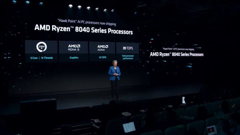 AMD Hawk Point mobile processor announcment