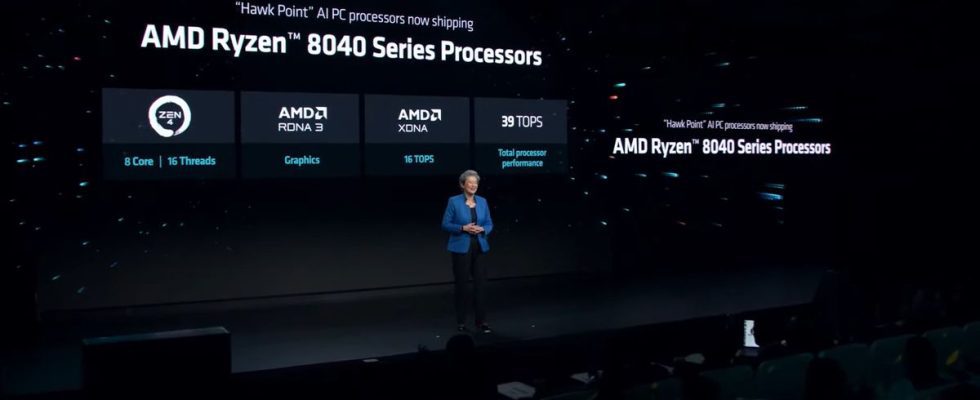 AMD Hawk Point mobile processor announcment