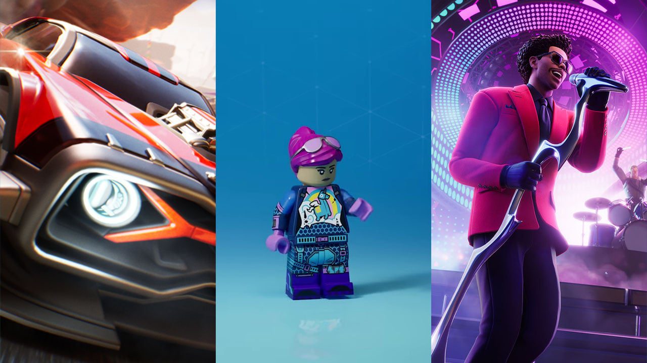 Annonce des jeux de service en direct Fortnite LEGO Fortnite, Rocket Racing et Fortnite Festival    
