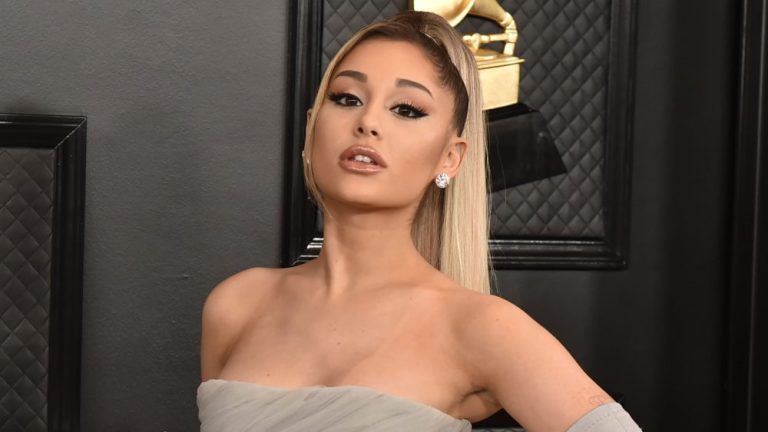 LOS ANGELES, CA - JANUARY 26: Ariana Grande attends the 62nd Annual Grammy Awards at Staples Center on January 26, 2020 in Los Angeles, CA. (Photo by David Crotty/Patrick McMullan via Getty Images)