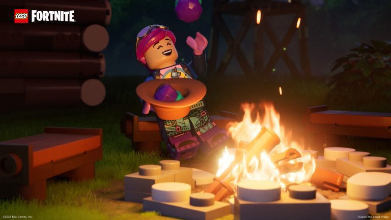 A fire that will keep you warm in LEGO Fortnite if you're unable to sleep.