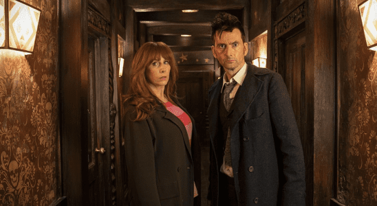 Catherine Tate and David Tennant as Donna Noble and Doctor Who in