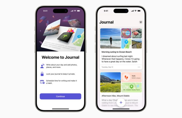 Comment utiliser la nouvelle application Journal d’Apple avec la mise à jour iOS 17.2