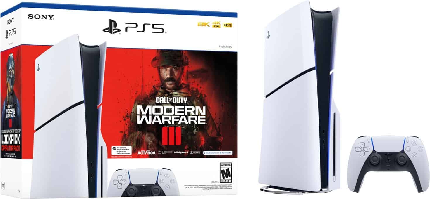 Console PlayStation 5 Slim et pack Callof Duty : Modern Warfare III