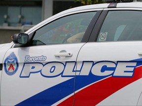 Un véhicule de la police de Toronto.