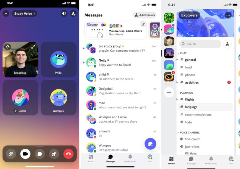 Discord réinvente son application mobile pour présenter ses meilleures fonctionnalités sociales