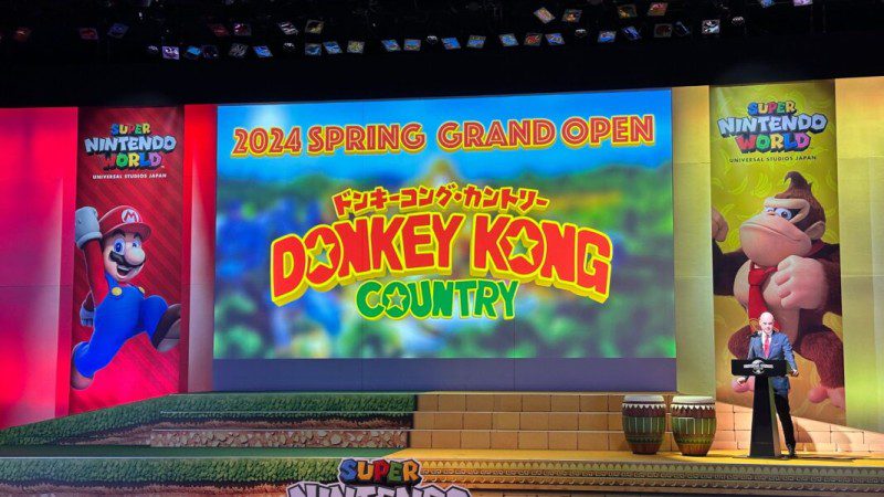 Donkey Kong Country de Super Nintendo World ouvrira ses portes à Universal Studios Japan au printemps 2024
