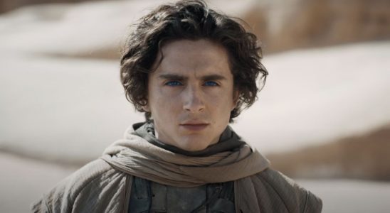 Timothee Chalamet as Paul in Dune: Part 2