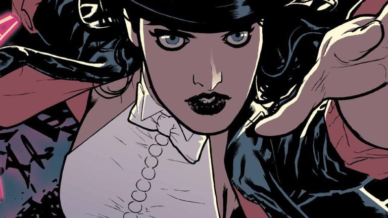 Zatanna close up doing magic DC Comics