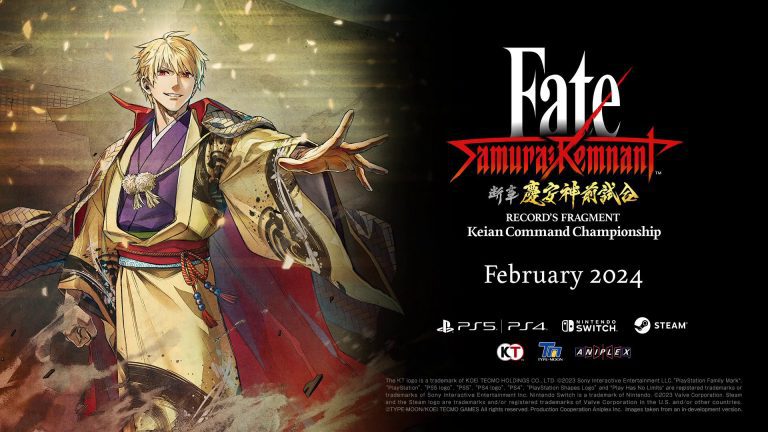 Fate/Samurai Remnant DLC « Record's Fragment : Keian Command Championship » sera lancé en février 2024    
