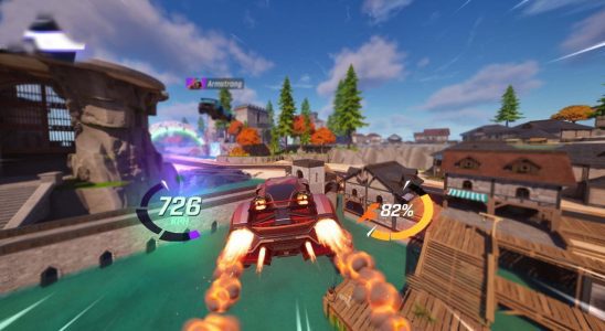 Fortnite Rocket Racing prend le meilleur de Rocket League et le met sur une piste de course