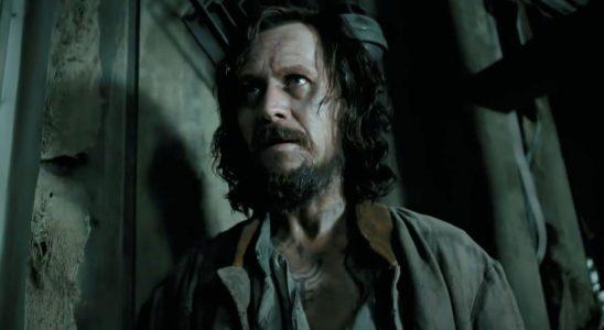 Gary Oldman as Sirius Black in Harry Potter and the Prisoner of Azkaban.