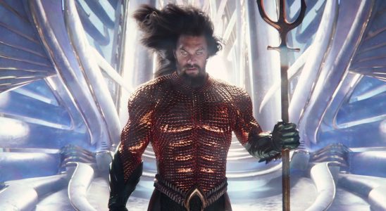 Jason Momoa as Aquaman in The Lost Kingdom.