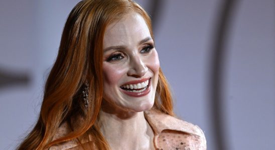 VENICE, ITALY - SEPTEMBER 08: Jessica Chastain attends a red carpet for the movie "Memory" at the 80th Venice International Film Festival on September 08, 2023 in Venice, Italy. (Photo by Kate Green/Getty Images)