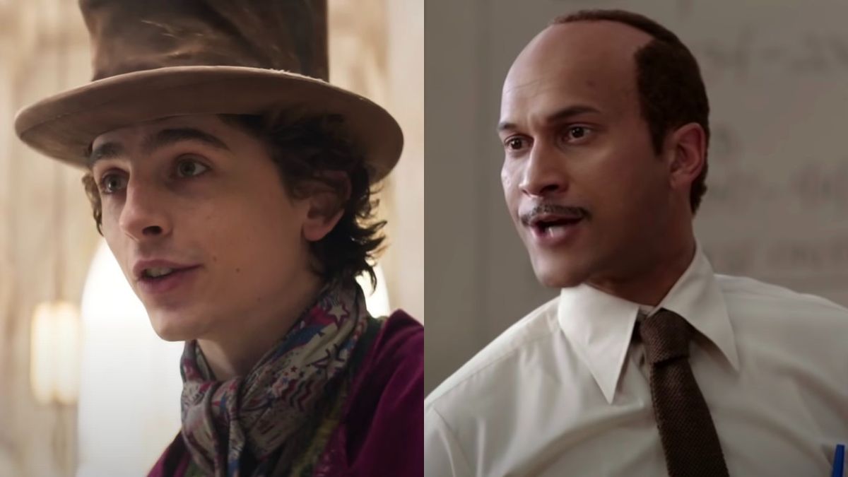 Timothée Chalamet and Keegan-Michael Key