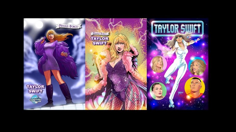 La bande dessinée biographique de Taylor Swift révèle la couverture de la variante "Dazzler" avant sa sortie en décembre
