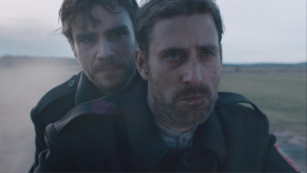 Oliver Jackson-Cohen and Jeremy Neumark Jones in 'The World Will Tremble'