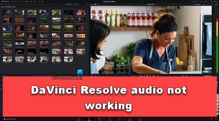 L’audio DaVinci Resolve ne joue pas sur un PC Windows [Fix]