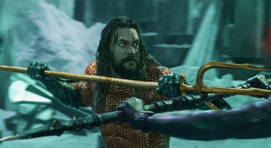 AQUAMAN AND THE LOST KINGDOM, (aka AQUAMAN 2), Jason Momoa as Aquaman, Yahya Abdul-Mateen II as Black Manta, 2023. © Warner Bros. Pictures / Courtesy Everett Collection