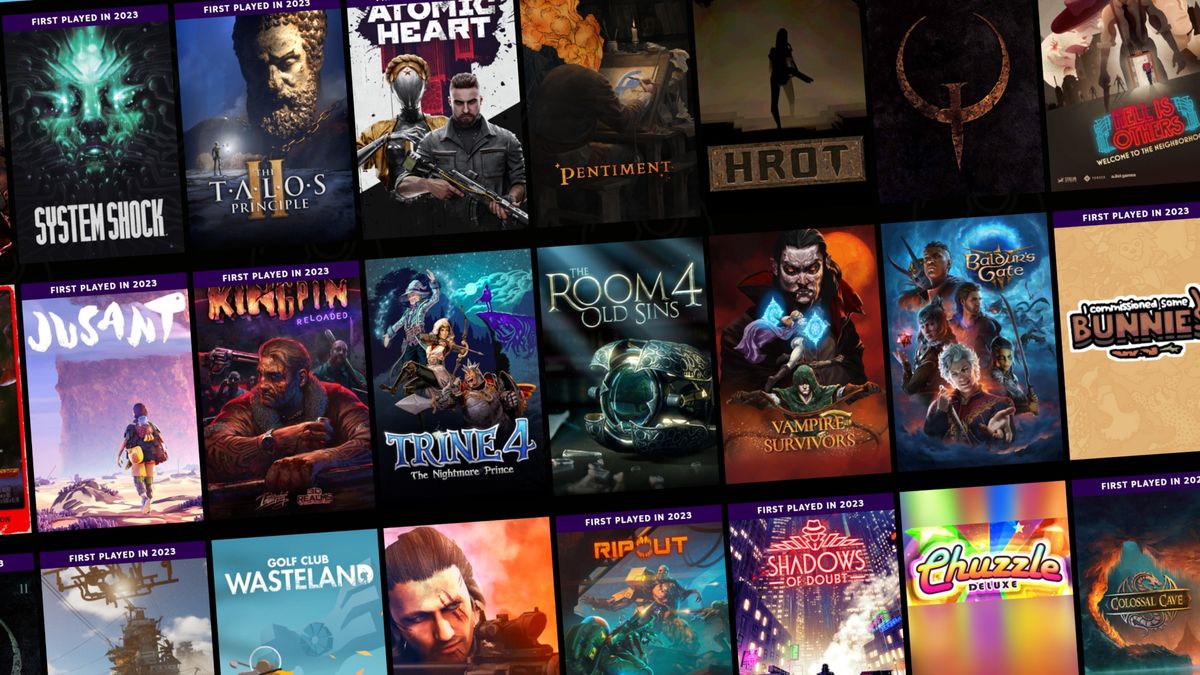 Le bilan de l'année 2023 de Steam explique exactement comment vous avez gâché les 12 derniers mois en matière de jeux vidéo
