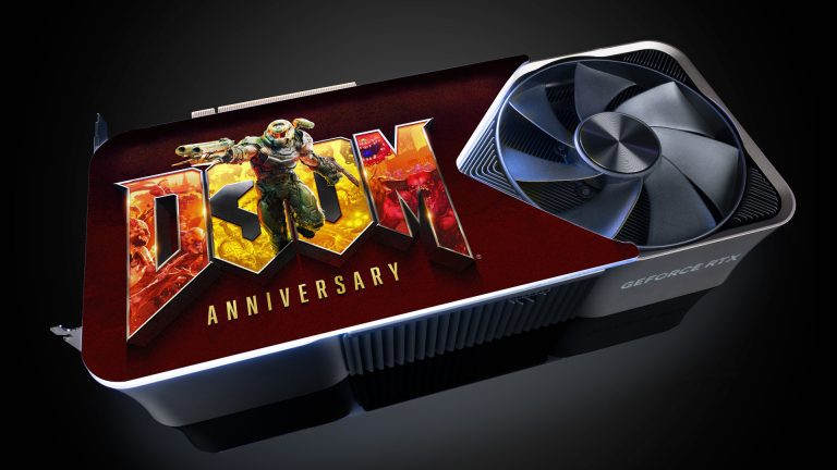 Le cadeau Nvidia célèbre l'anniversaire de Doom avec un RTX 4090 personnalisé
