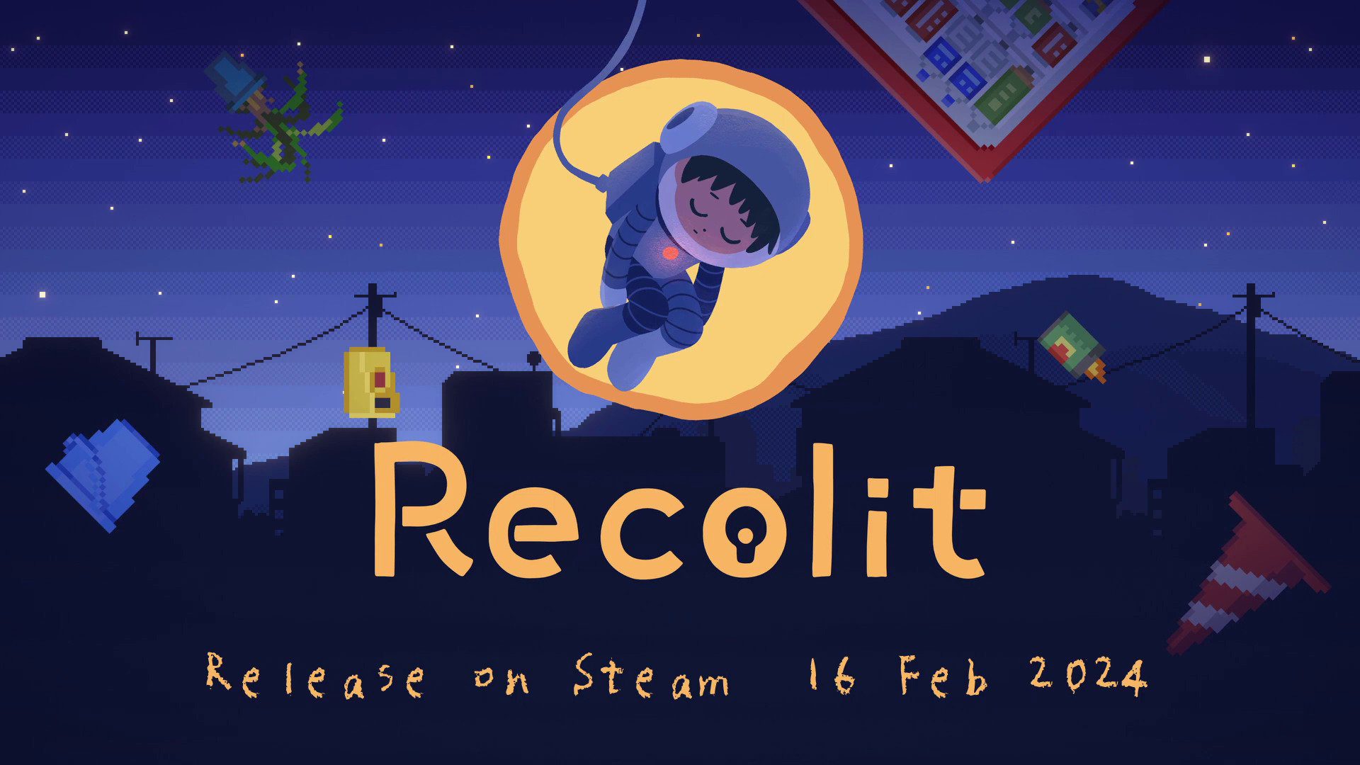 Le jeu d’aventure et de puzzle pixel art Recolit pour PC sera lancé le 16 février 2024    
