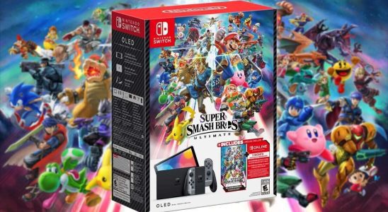 Le pack OLED Super Smash Bros. Switch toujours disponible sur Amazon, arrive avant Noël