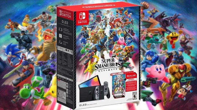 Le pack OLED Super Smash Bros. Switch toujours disponible sur Amazon, arrive avant Noël
