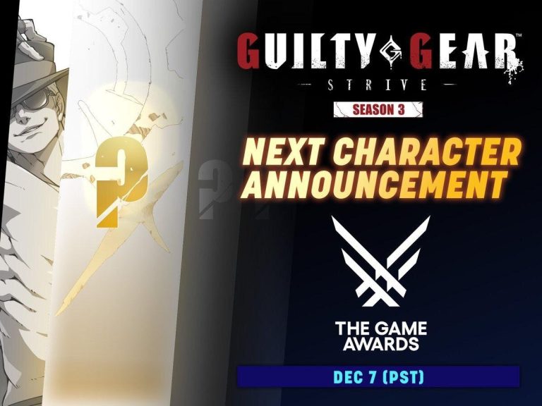 Le prochain personnage de Guilty Gear -Strive- sera dévoilé lors du Game Awards Show