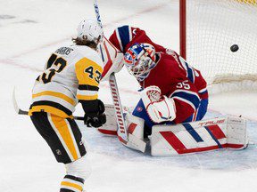 Les Canadiens gaspillent une avance de deux buts dans une défaite angoissante de 4-3 contre les Penguins