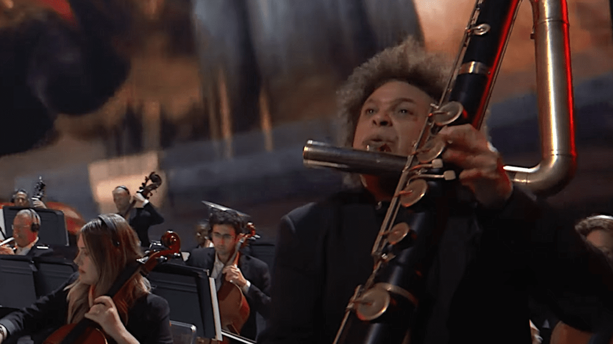 Flute Guy, a prolific musician by the name of Pedro Eustache, absolutely kills it on stage while Spider-Man 2