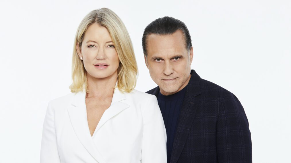 Cynthia Watros and Maurice Benard in 