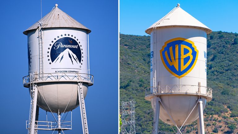 Paramount Warner Bros Studio Merger Water Towers