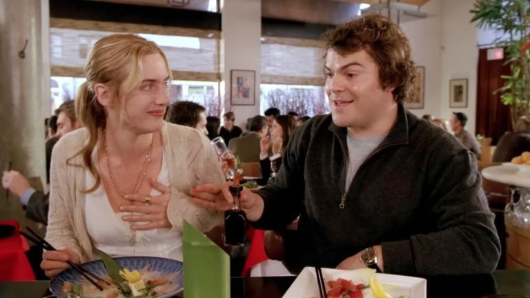 Jack Black and Kate Winslet in The Holiday