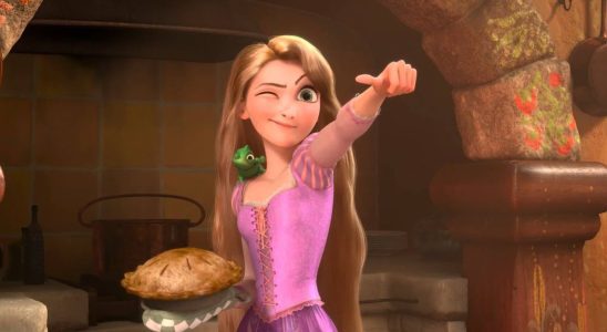 Rapunzel in Tangled.