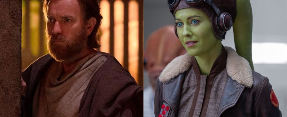 Ewan McGregor as Obi-Wan and Mary Elizabeth Winstead as Hera in Star Wars Disney+ shows