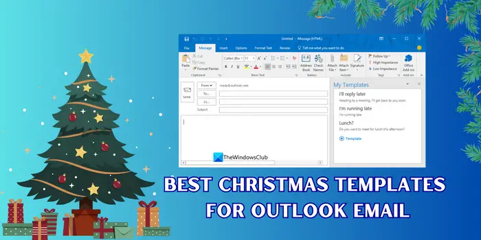 2025 Meilleurs Mod les De No l Pour La Messagerie Outlook
